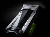 GeForce GTX 1080, marketing render afgebeeld, en andere oudere Nvidia GPU's verliezen binnenkort driver-ondersteuning (Beeldbron: Nvidia)