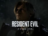Resident Evil Requiem banner met Leon (bron: screenshot, Resident Evil YouTube met bewerkingen)