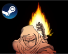 Shinobi: Art of Vengeance laat spelers een shinobi besturen die melee wapens, shuriken en ninjutsu vaardigheden kan gebruiken. Afgebeeld - een momentopname uit de gametrailer met het Steam-logo bovenaan (bron: Sega op YouTube)