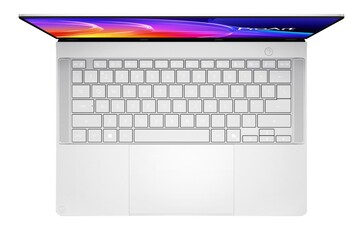 Toetsenbord- en trackpadindeling van de Asus ProArt P14
