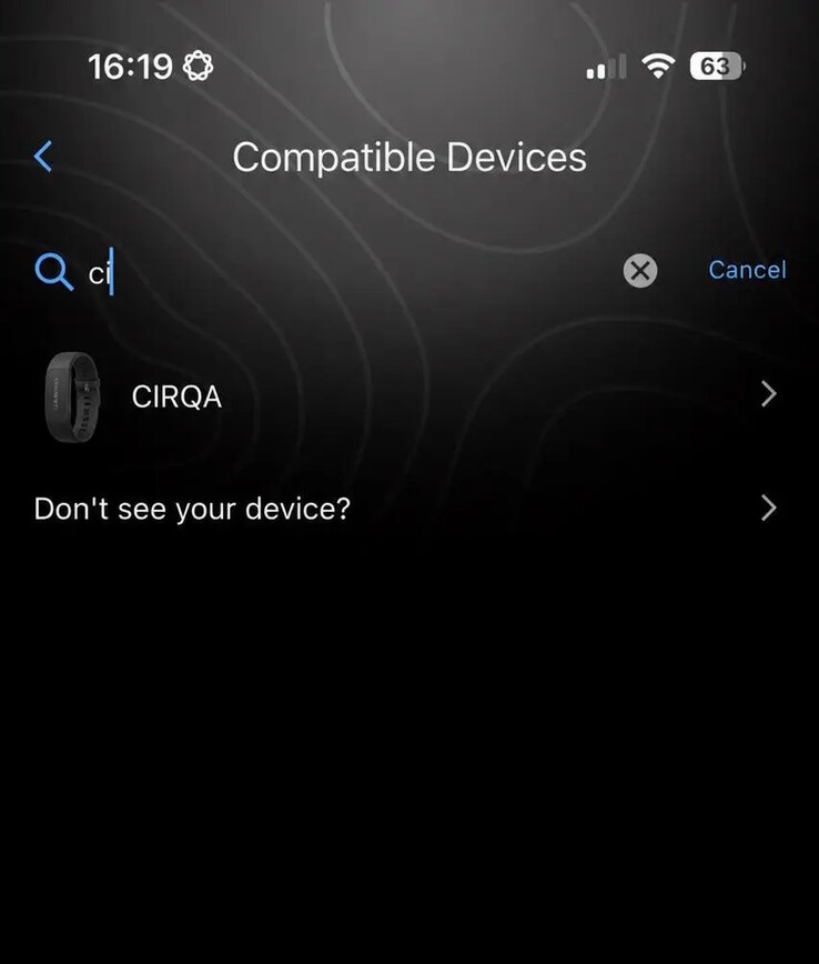 Zo werd de Garmin CIRQA blijkbaar gepresenteerd