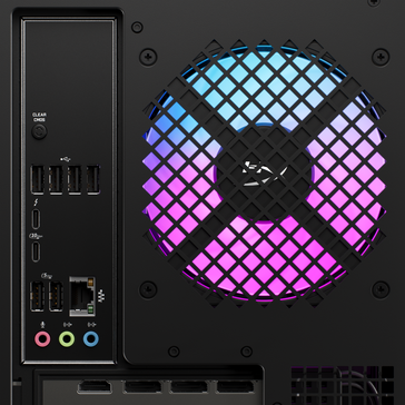 HP Omen Max 45L achteraan