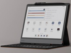 De Boox Note Air5 C heeft een kleurenscherm en een optioneel toetsenbordaccessoire. (Afbeeldingsbron: Boox)