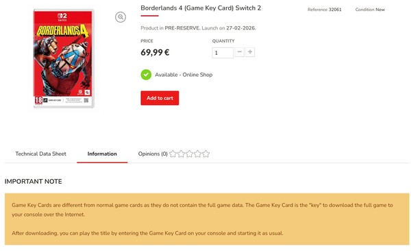 Machinaal vertaalde Borderlands 4 Switch 2 releasedatum bij GamingReplay (Afbeelding bron: screenshot, GamingReplay)