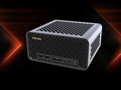 De FA80G is verkrijgbaar met maximaal de AMD Ryzen 9 9950X3D. Afbeelding: een promotiefoto waarop de voorkant van de mini-pc te zien is (bewerkt).