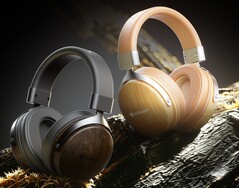 De Fiio Snowsky Nature-hoofdtelefoon is verkrijgbaar in zwart of abrikooskleurig.