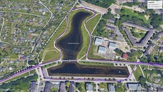 GNSS testreis: Omtrekken van het meer