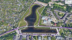 GNSS testreis: Omtrekken van het meer