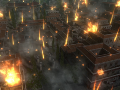 Pompeii: The Legacy heeft isometrische en 3D stadsgezichten met betegelde Romeinse architectuur en gedetailleerde straatscènes. Afgebeeld - ingame artwork. (Afbeeldingsbron: Steam)