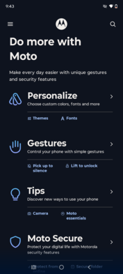Motorola Moto G86-software