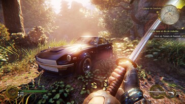 Afgebeeld: Een gameplay-screenshot van Shadow Warrior 2.