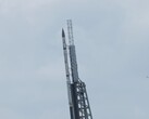 Een van de drie sonderingsraketten voor de TOMEX+ missie (bron: NASA en Danielle Johnson; bijgesneden)