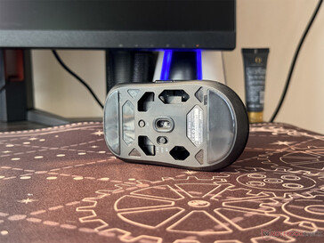 De schakelaar voor het wijzigen van de modus aan de onderkant