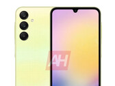 De Samsung Galaxy A25 5G in een van de vier geruchtmakende lanceringskleuren. (Afbeeldingsbron: Android Headlines)