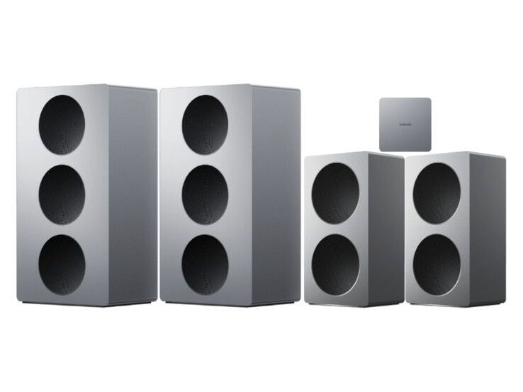 Xiaomi levert vier luidsprekers en een draadloze audioconnector bij het Sound 2 pakket.