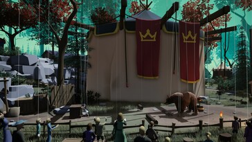 Afbeelding: Een screenshot van de gameplay uit *A Juggler’s Tale*.