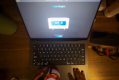 Het trackpad van de MacBook Pro kan kleine voorwerpen wegen. (Afbeeldingsbron: Krish Shah)