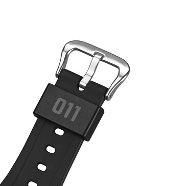 De bandring is bedrukt met "011," het hoofdpersonage. (Afbeeldingsbron: Casio)