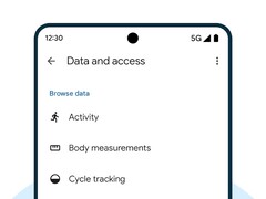 Google's Health Connect app (afbeelding) zou binnenkort nicotine- en alcoholconsumptie kunnen bijhouden. (Afbeeldingsbron: Google)