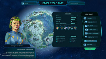Afgebeeld: Een gameplay-screenshot van Imagine Earth.
