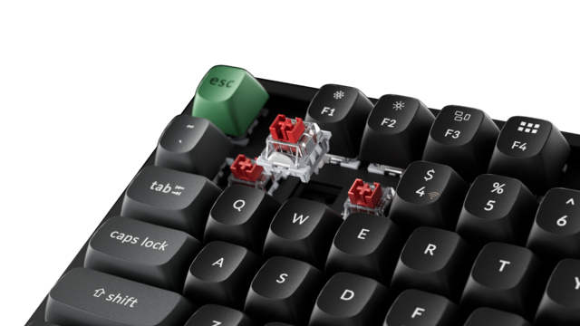 Keychron K8 Ultra-schakelaars en toetskapjes