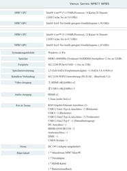 Minisforum Venus-serie NPB5, configuraties (bron: Minisforum)