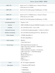 Minisforum Venus-serie NPB5, configuraties (bron: Minisforum)