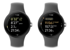 Pixel Watch oefen-UI (afbeelding via Google)