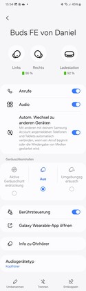 Bluetooth-instellingen op Samsung-smartphones