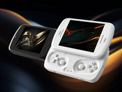 De Anbernic RG Slide is met 379 g vrij zwaar voor zijn grootte. (Afbeeldingsbron: Anbernic)