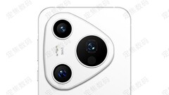 Een &quot;Pura 80 Ultra&quot; render. (Afbeeldingsbron: Fixed Focus Digital via Weibo)