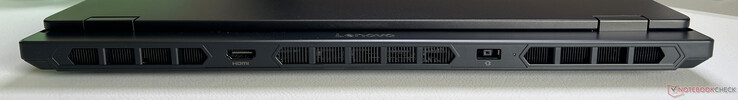 Achterkant: HDMI 2.1, voeding