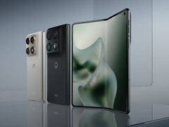 De Razr Fold wordt geleverd in de Pantone-gecertificeerde kleuren Blackened Blue en Lily White. (Afbeeldingsbron: Motorola)