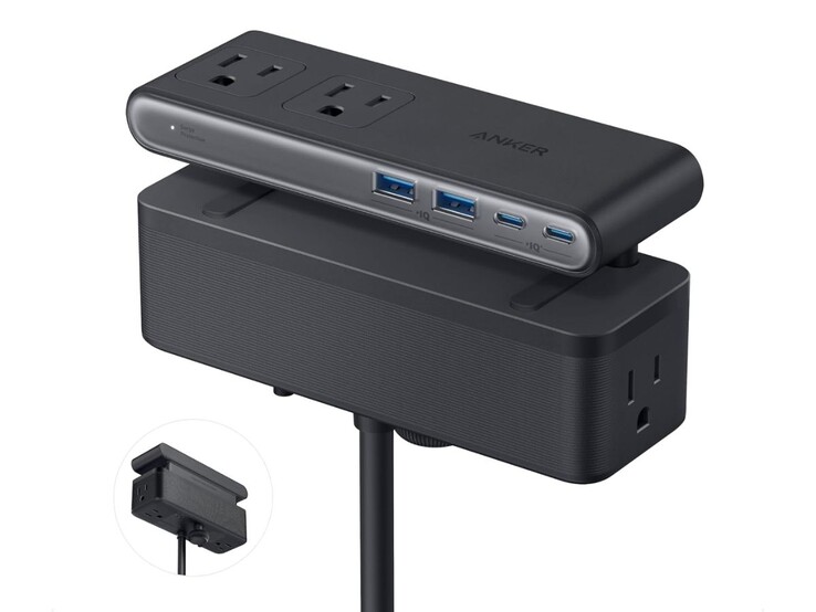 De Anker Nano Power Strip (10-in-1, 70W, Klem)
