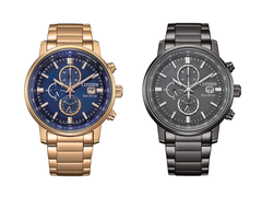 De Citizen CA0843-89L (links) en CA0847-88H (rechts), afgebeeld tegen een witte achtergrond. (Afbeeldingsbron: @plus9time op Instagram)