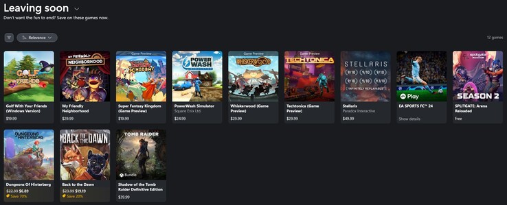 Games die in juli 2026 uit de Xbox Game Pass verdwijnen. 