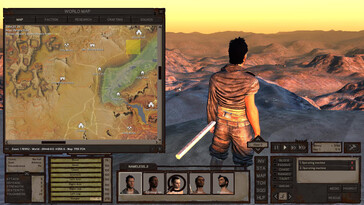 Afgebeeld: Een gameplay screenshot van Kenshi.