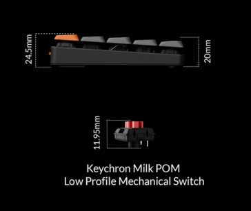 Keychron K9 Max afmetingen