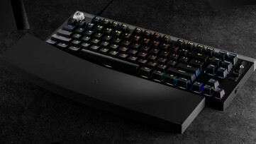 De Logitech Pro X2 Rapid wordt geleverd met een XL-palmsteun van siliconen, instelbare hoek in twee hoogtes, verwisselbare toetskappen, een OLED-display en nog veel meer