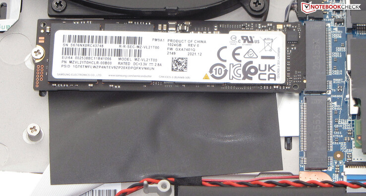 De X30 biedt plaats aan twee SSD's.