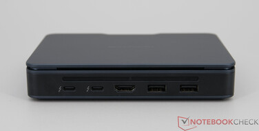 Khadas Mind Pro - aansluitingen op het achterpaneel