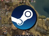 Een afbeelding van het spel Norland en het Steam-logo.