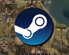 Een afbeelding van het spel Norland en het Steam-logo.