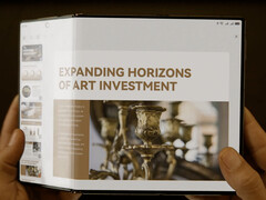 De Huawei Mate XT, op de foto, zou dit jaar zijn gelijke moeten vinden met een Samsung-alternatief. (Afbeeldingsbron: Huawei)