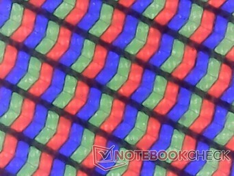 Scherpe RGB-pixels met minimale korreligheid ondanks de matte overlay