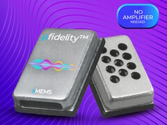 De volledig silicium xMEMS Lassen MEMS tweetermodule reproduceert geluid met meer detail en een betere helderheid dan conusdrivers. (Afbeeldingsbron: xMEMS)