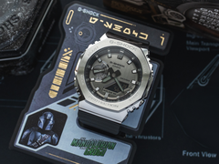 Een afbeelding van het Casio G-Shock GM-2100 x Mandalorian model.