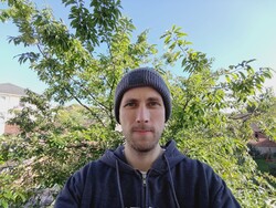 Een selfie met de 13-megapixel lens aan de voorkant