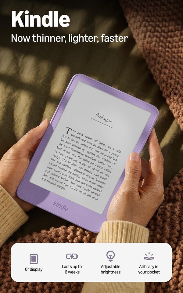 De nieuwe Kindle-e-readers hebben een vlak scherm.