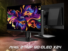 De MAG 271QP X24 is een andere 1440p en 240 Hz gamingmonitor van MSI. (Afbeeldingsbron: MSI)